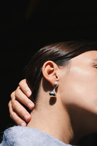 Marlene sterling silver earrings by ANNE MANNS
