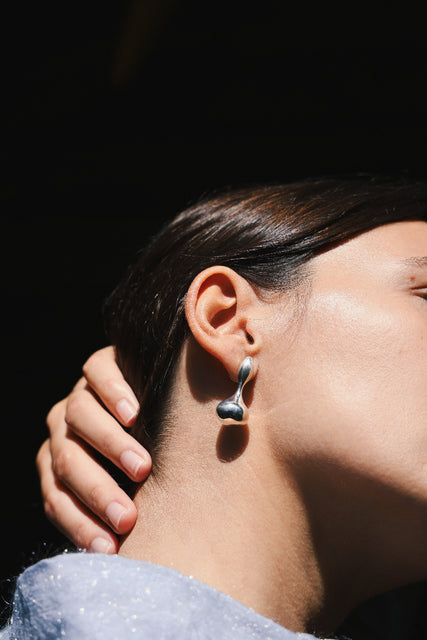 Marlene sterling silver earrings by ANNE MANNS